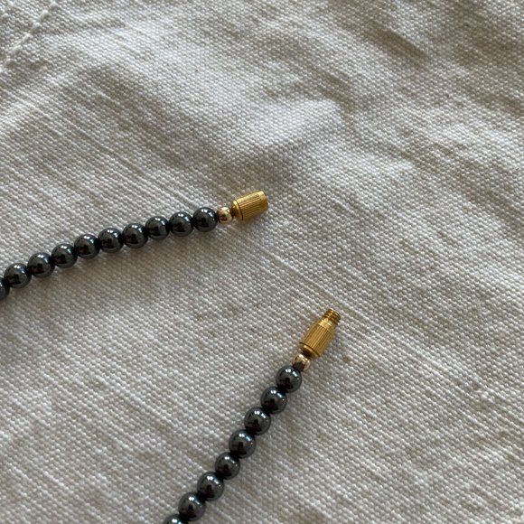 3For$20/Heart Shaped Hematite Beads Necklace - Picture 5 of 6